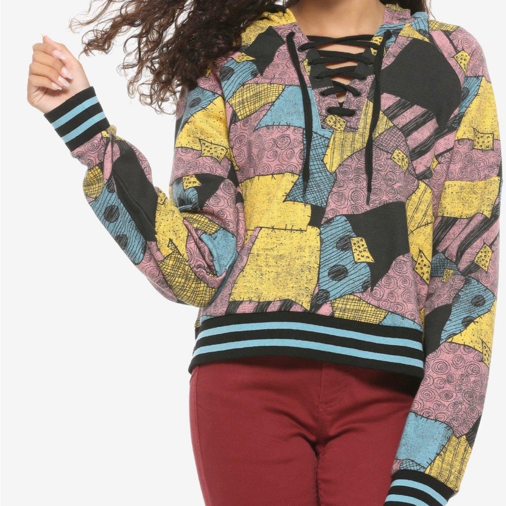 The Nighmare Before Christmas Sally lace up Hoodie Small